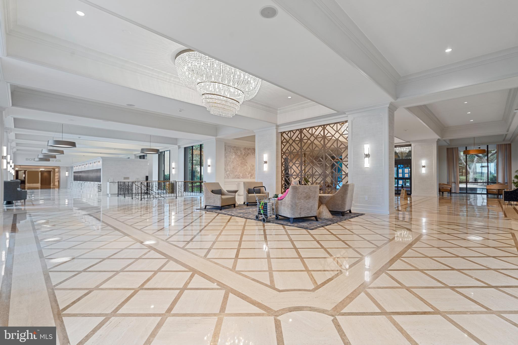 5225 Pooks Hill Road, Unit 828N Bethesda, MD 20814 - Photo 34 of 44 Elegant Foyer