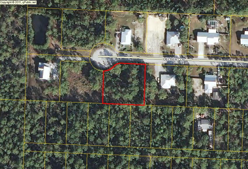 Lot 11 Delbert Lane Santa Rosa Beach, FL 32459 - Photo 1 of 1 Delbert Map