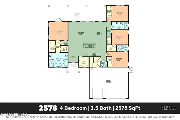 $449,899 | 7802 Hollenbeck Way, Unit LOT 48, Jacksonville, FL 32219