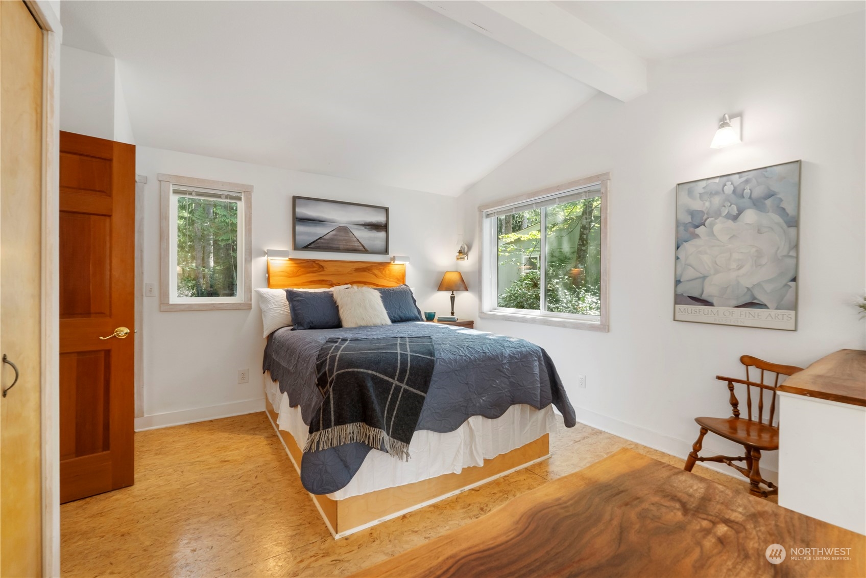 720 East Phillips Lake Loop Road Shelton, WA 98584 - Photo 13 of 31 a bedroom with a bed and window