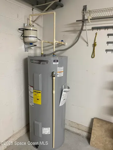 a view of storage and utility room