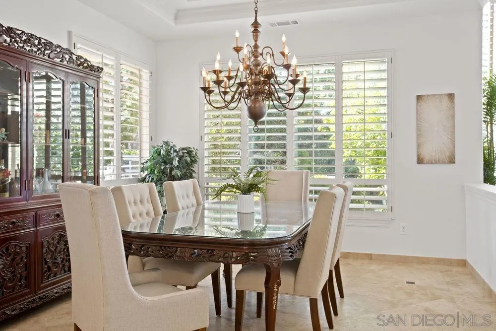 14331 Twisted Branch Road Poway, CA 92064 - Photo 5 of 25 a view of a dining room with furniture and window
