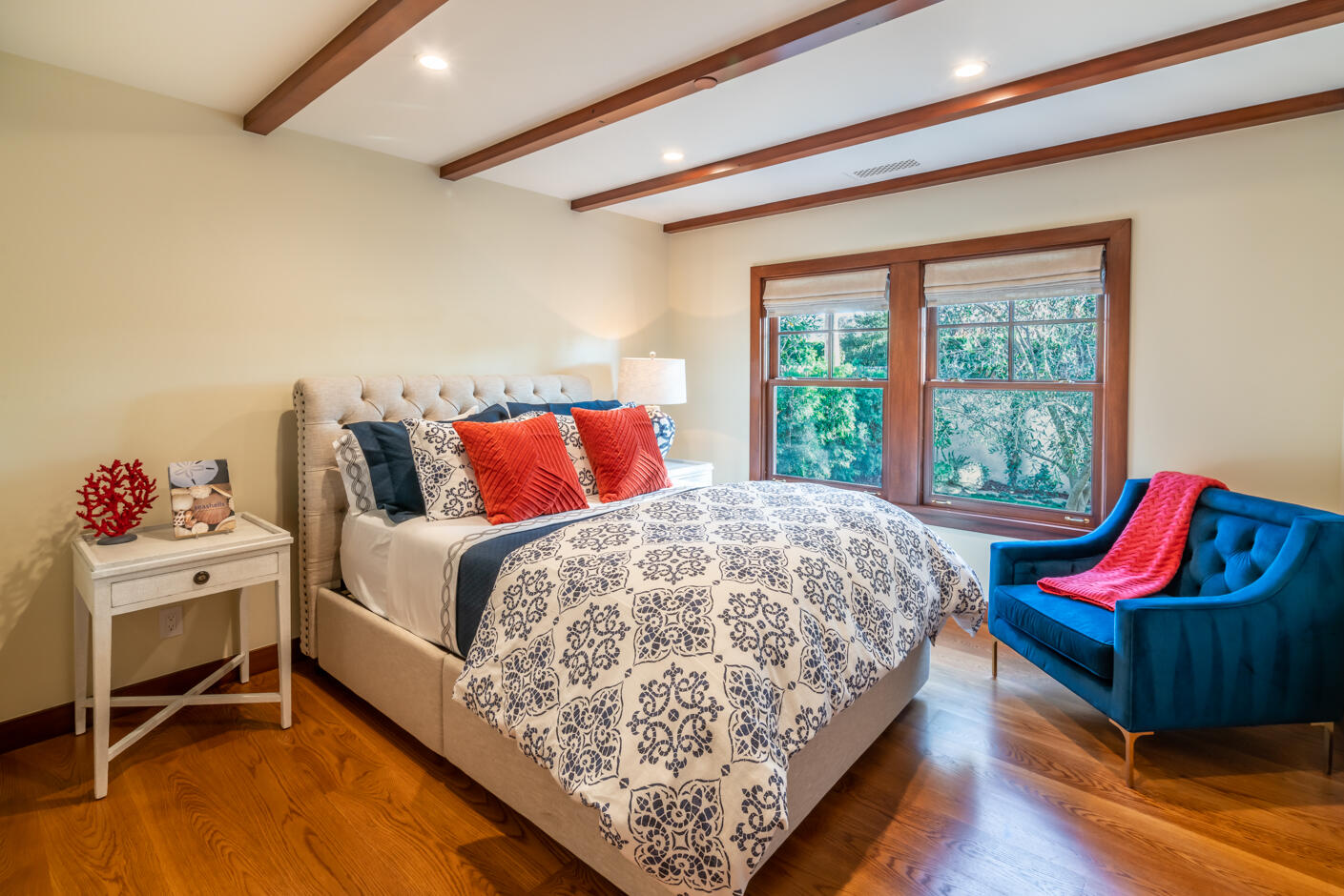 2162 East Valley Road Montecito, CA 93108 - Photo 13 of 23 a bedroom with bed and a window