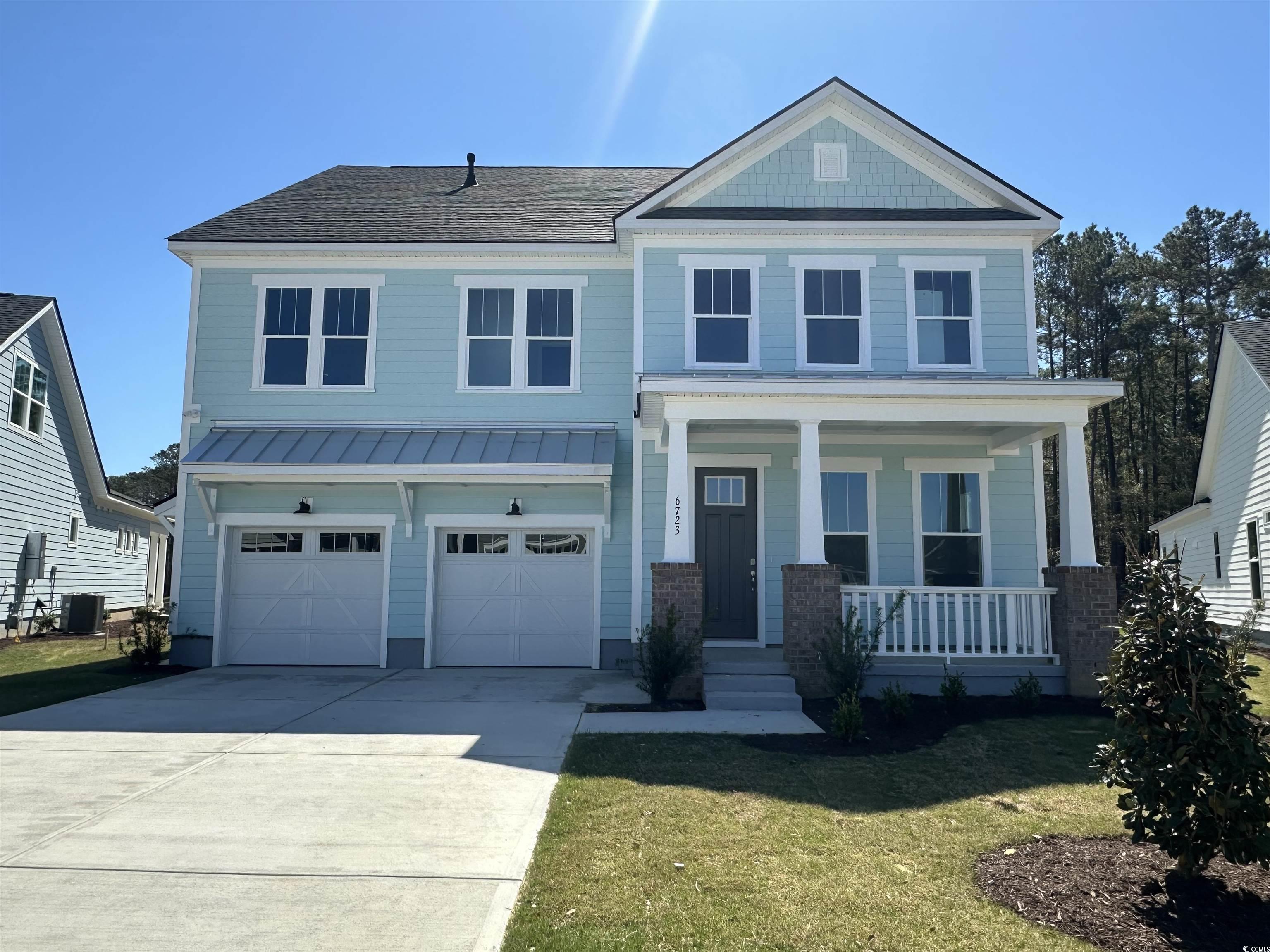 6723 Genesis Drive Murrells Inlet, SC 29576 - Photo 1 of 1 Craftsman house featuring central air condition un