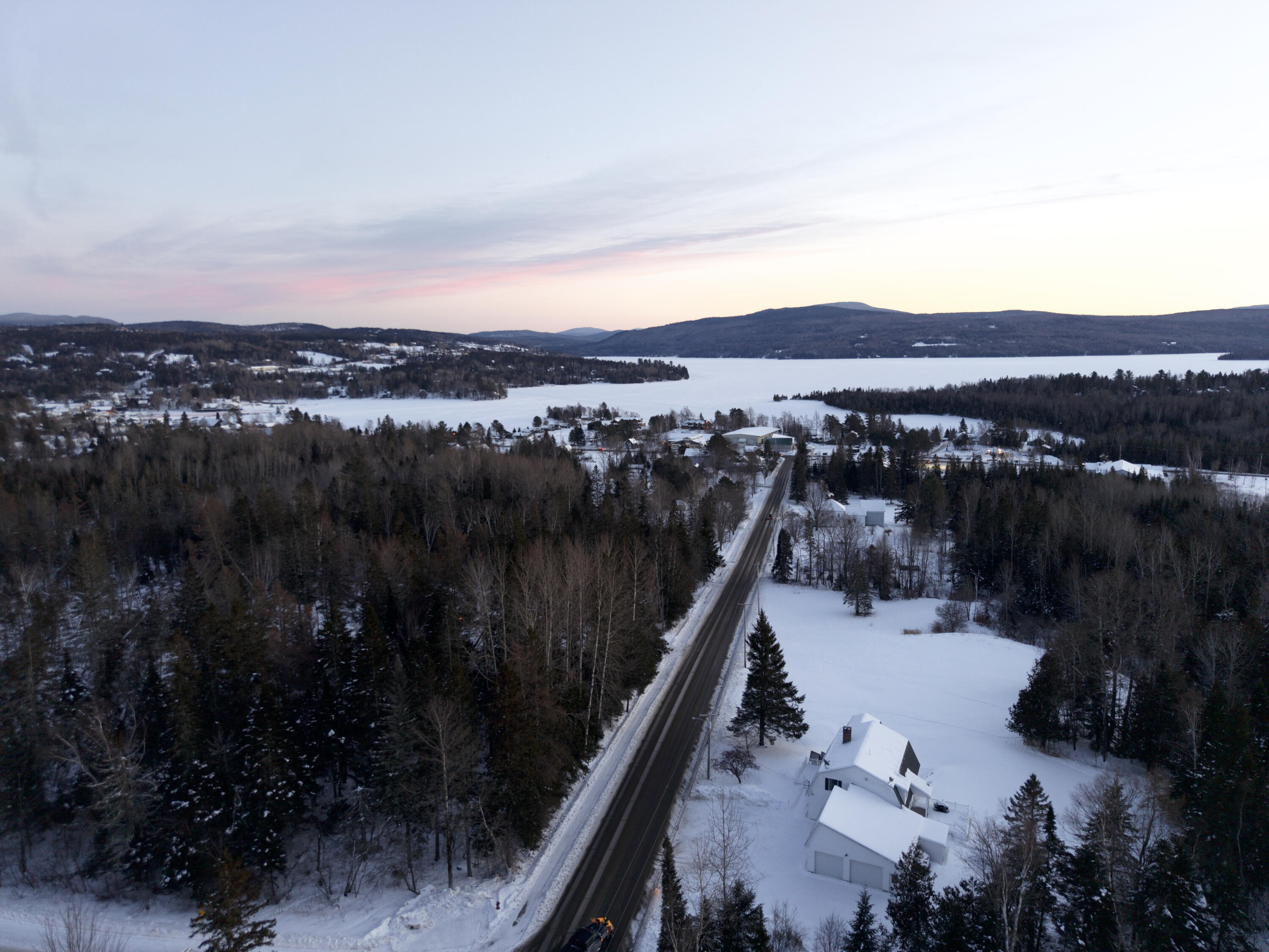 62 Loon Lake Road Rangeley, ME 04970 - Photo 4 of 39 Sunset toward Rangeley Lake