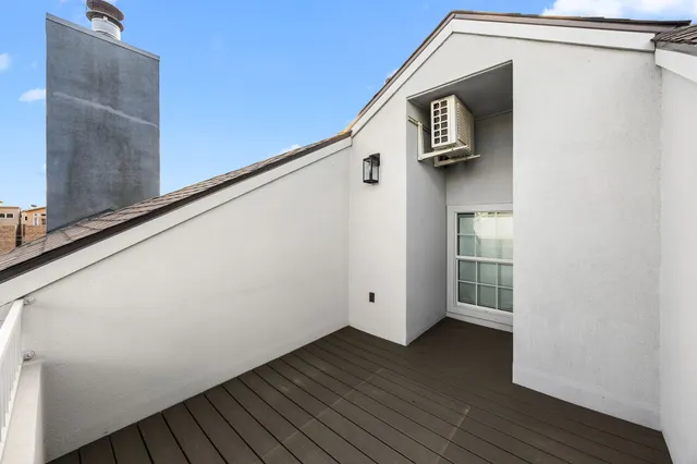 a view of front door of house