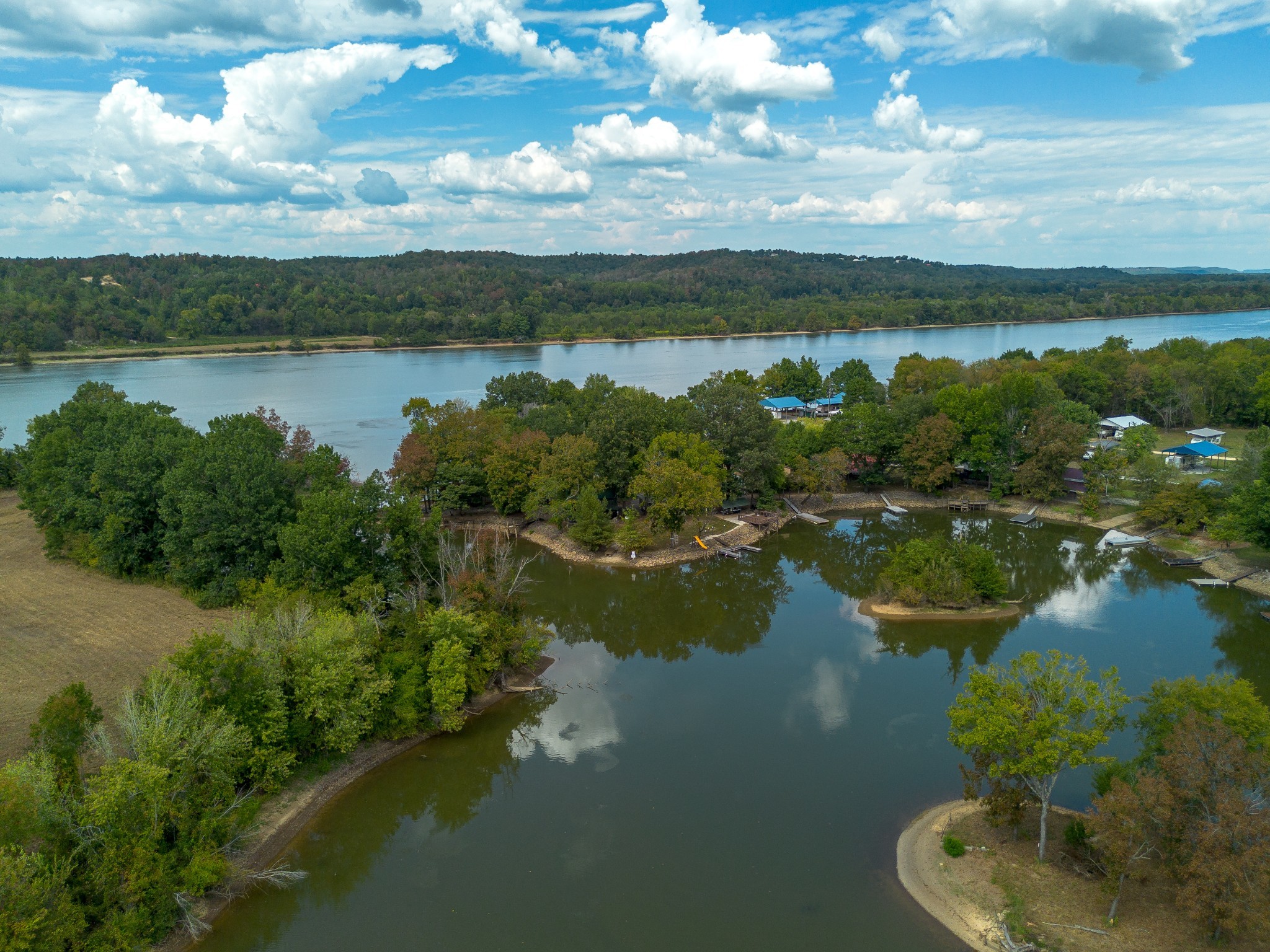 4428 Deer Creek Road Linden, TN 37096 - Photo 60 of 70 a view of a lake from a yard