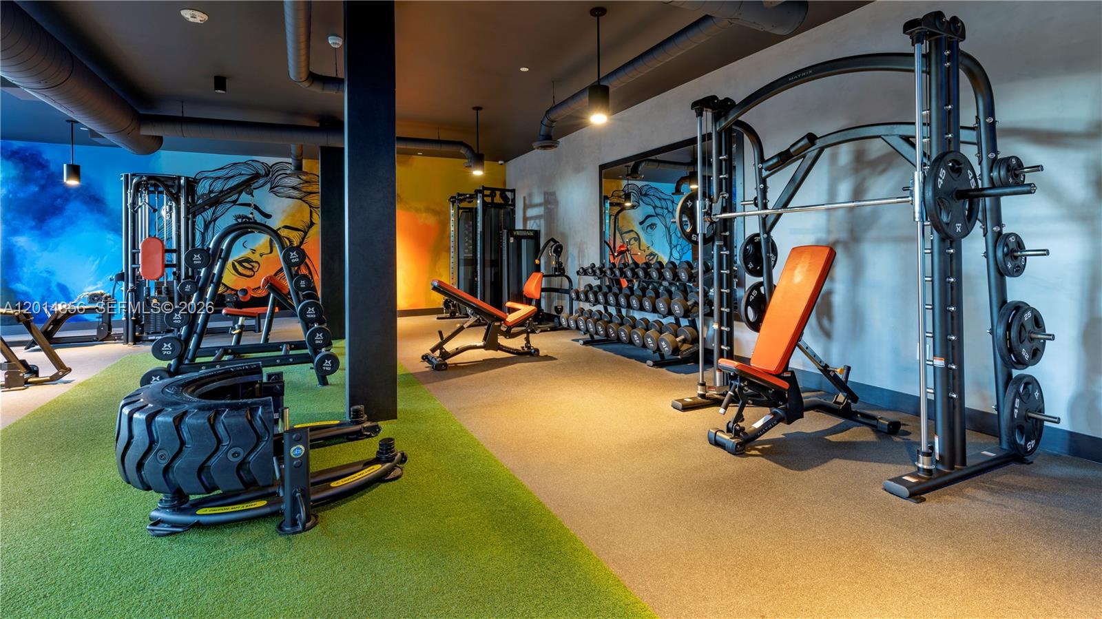6970 Southwest 40th Street, Unit 228 Miami, FL 33155 - Photo 8 of 22 a view of a room with gym equipment