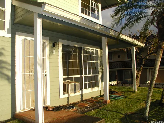 a view of front door