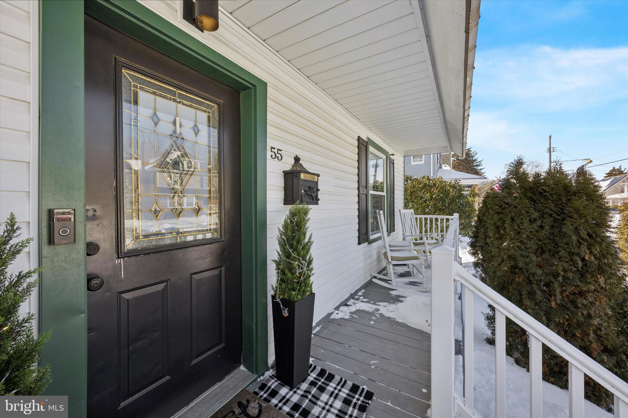 55 Kenton Avenue Pitman, NJ 08071 - Photo 4 of 26 a view of balcony with wooden floor and outer view
