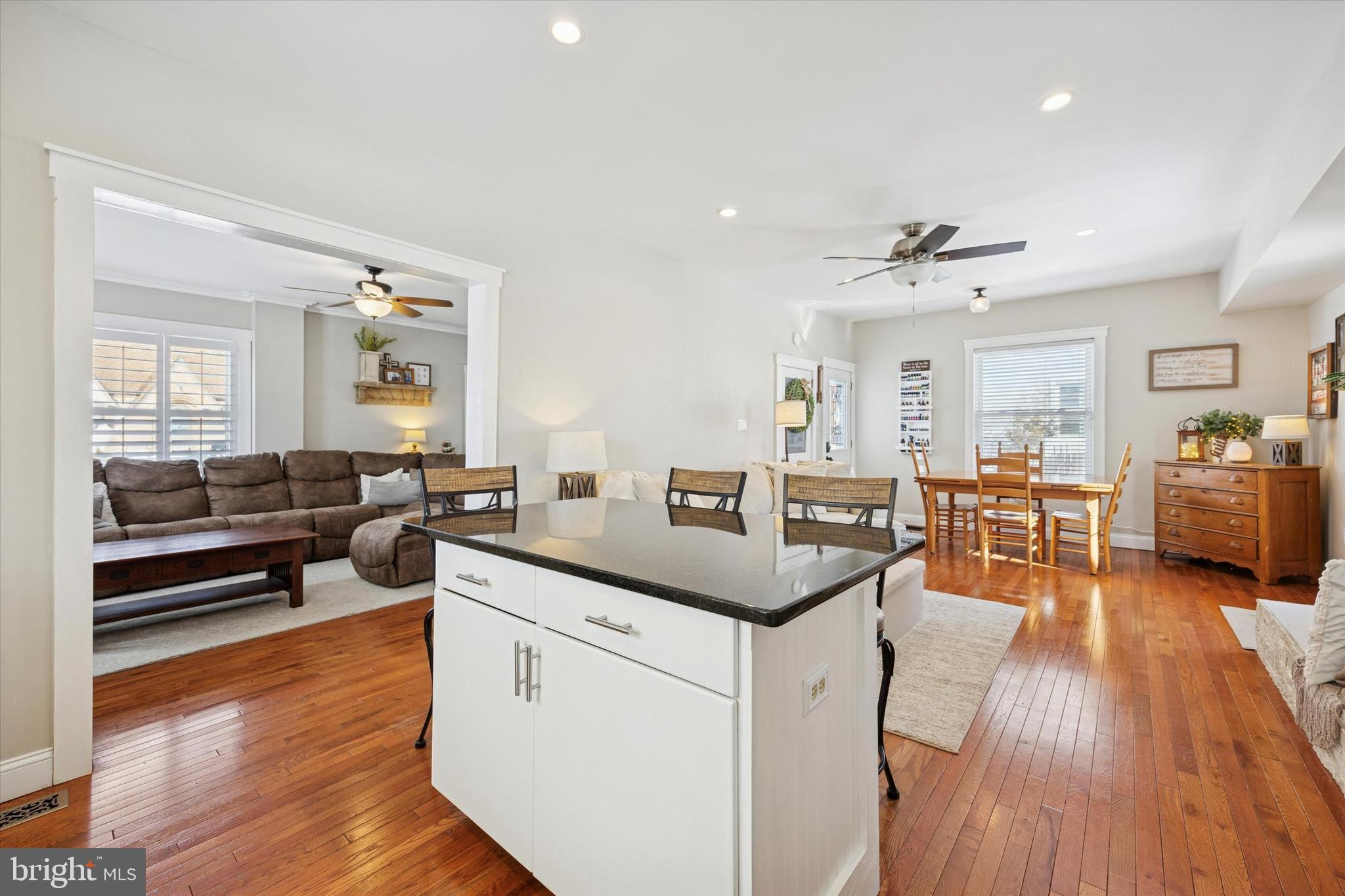 55 Kenton Avenue Pitman, NJ 08071 - Photo 9 of 26 a living room with furniture and wooden floor