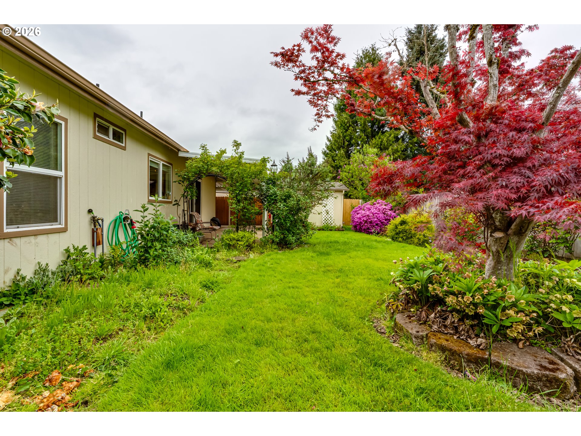 3513 Kendra Street Eugene, OR 97404 - Photo 45 of 45 a view of backyard with garden and entertaining space