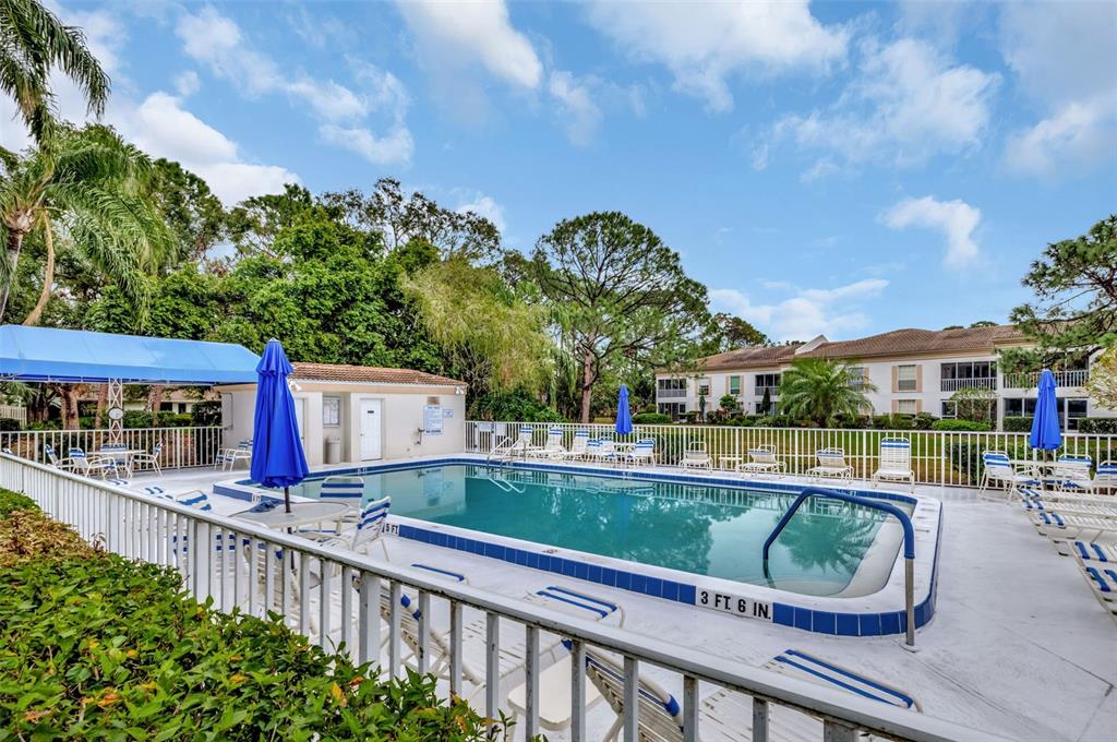 5248 Marsh Field Road, Unit 2 Sarasota, FL 34235 - Photo 30 of 30 swimming pool view with a seating space and balcony