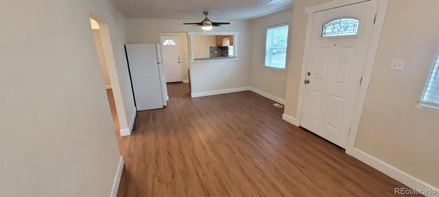 wooden floor in an empty room