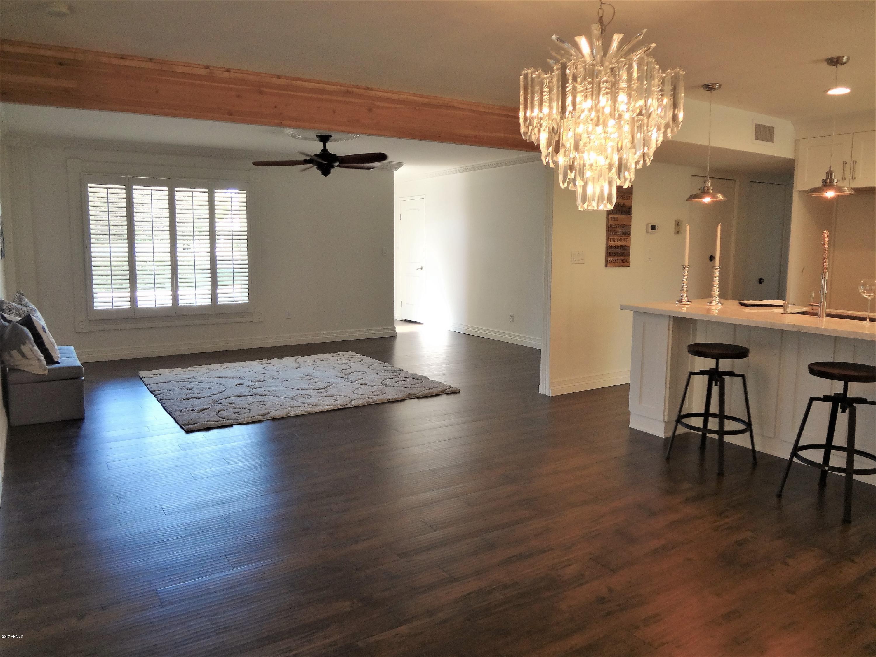 6003 North 10th Way Phoenix, AZ 85014 - Photo 12 of 37 Original Wood Beam & 5 Ceiling Fans