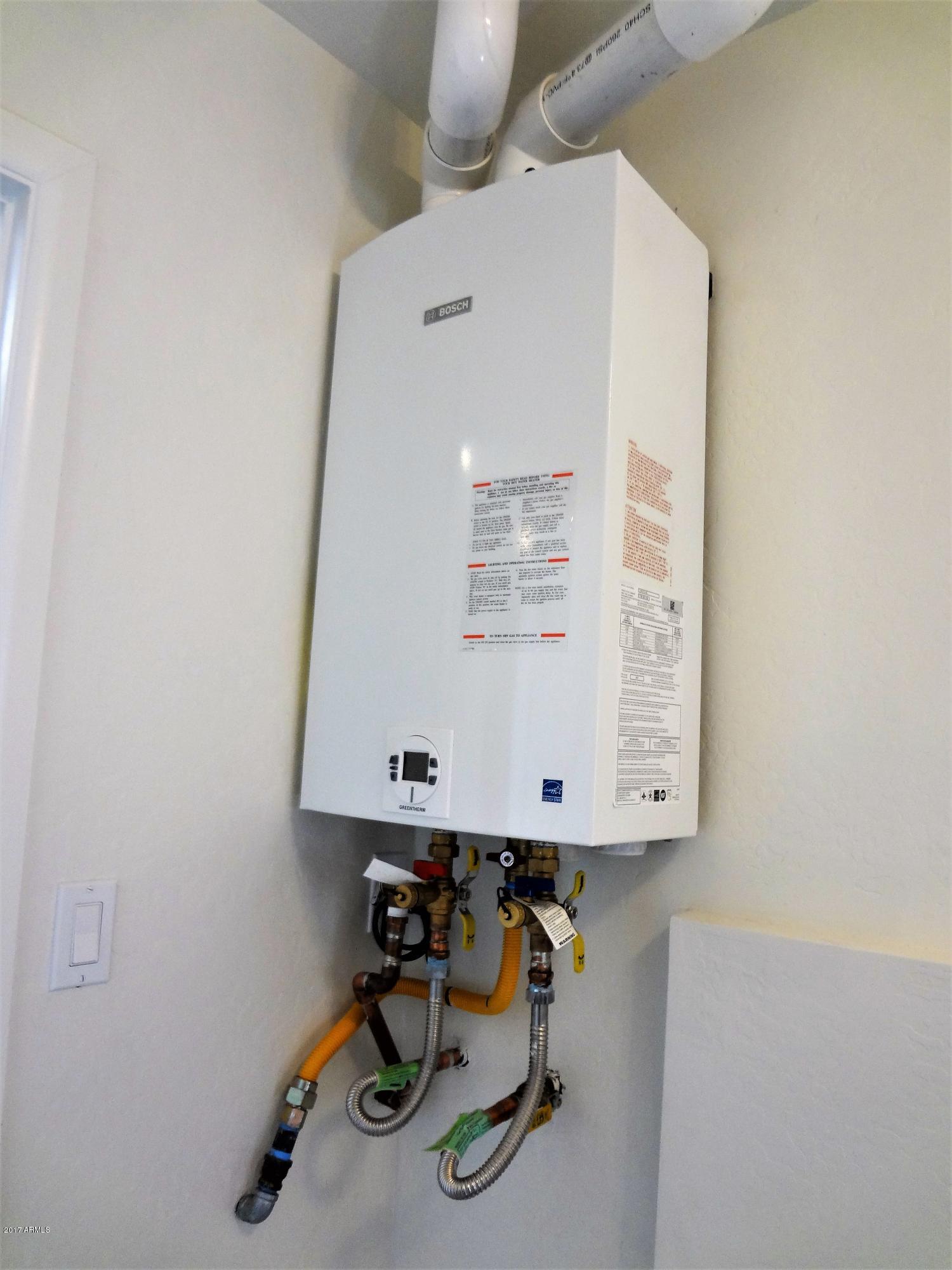 6003 North 10th Way Phoenix, AZ 85014 - Photo 30 of 37 Gas Tankless Water Heater-Bosch