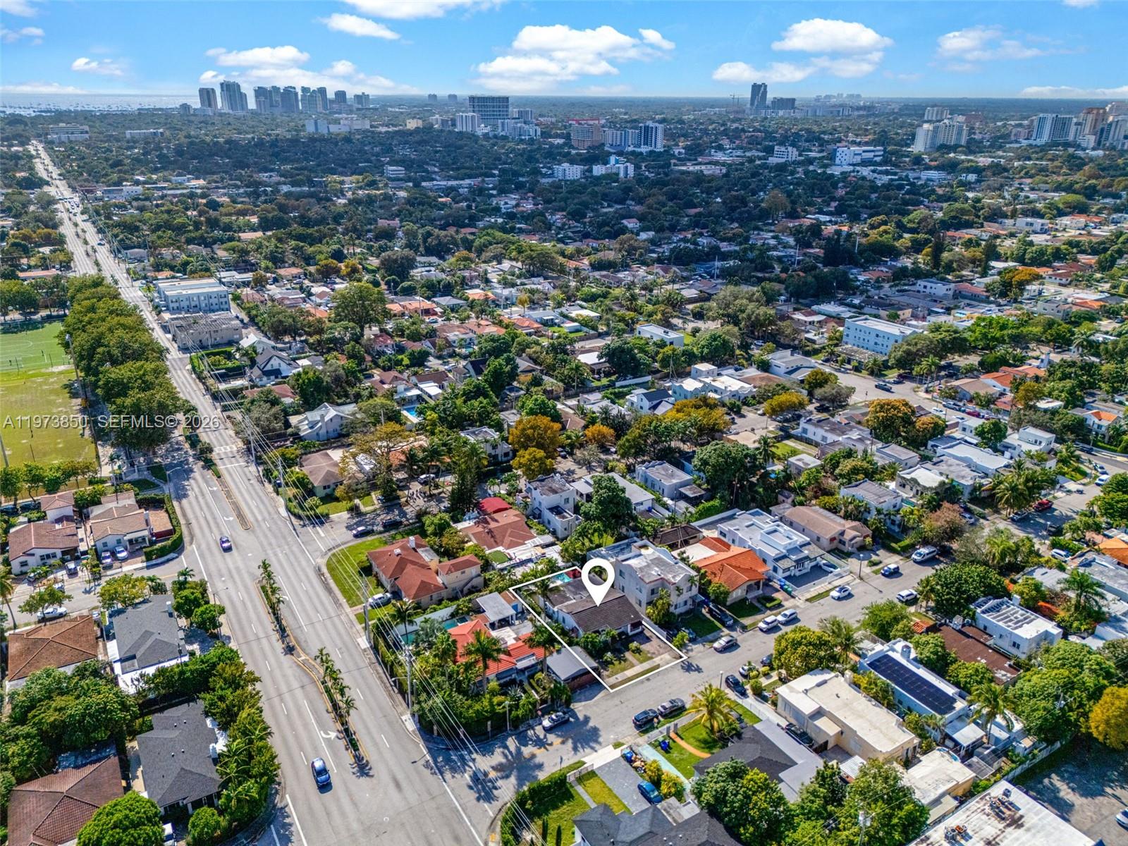 2220 Southwest 16th Terrace Miami, FL 33145 - Photo 12 of 12 an aerial view of a city