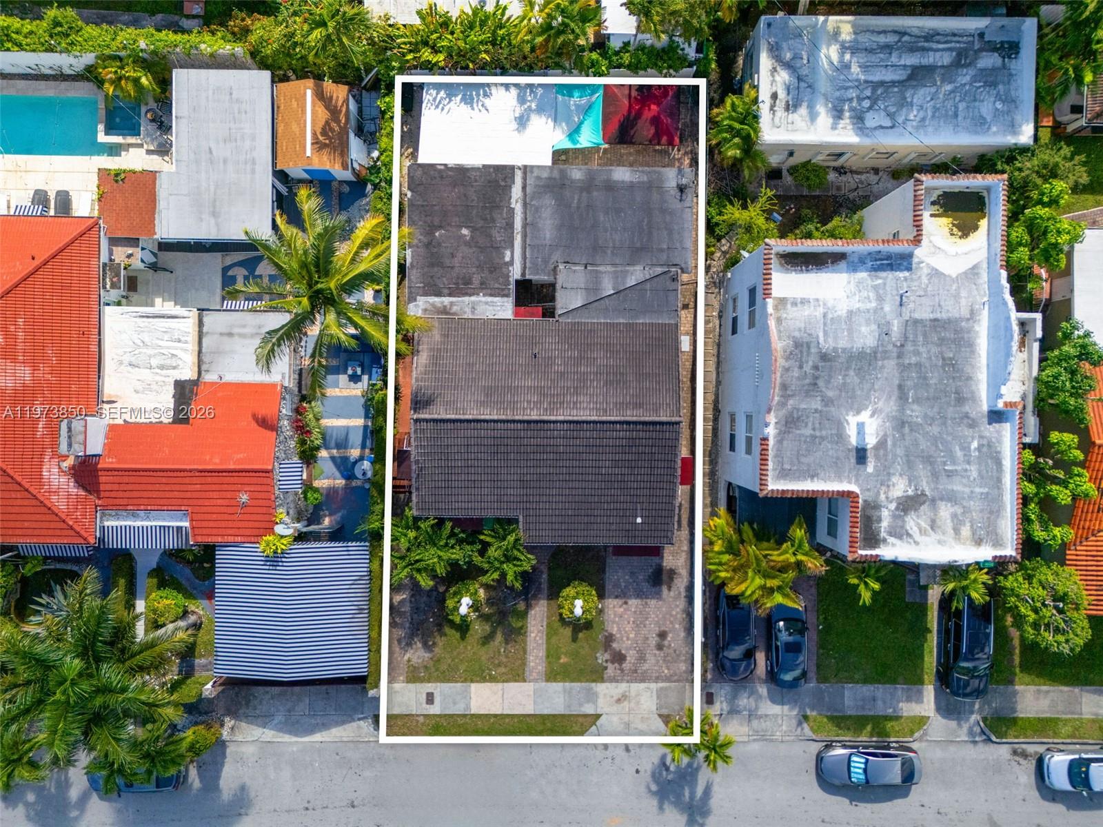 2220 Southwest 16th Terrace Miami, FL 33145 - Photo 7 of 12 an aerial view of multiple houses with outdoor space