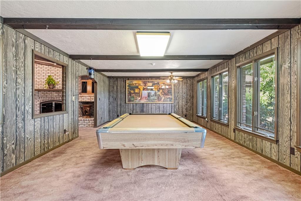 46 Cheslock Road Canonsburg, PA 15317 - Photo 11 of 24 a room with pool table and windows