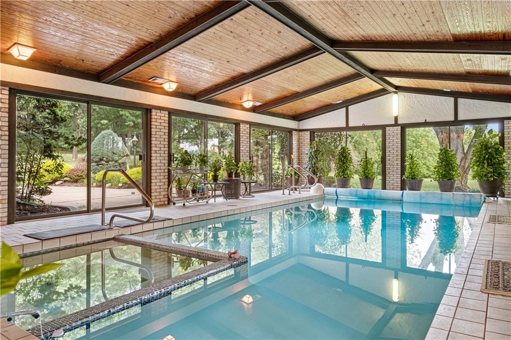 46 Cheslock Road Canonsburg, PA 15317 - Photo 13 of 24 a view of a swimming pool with a patio