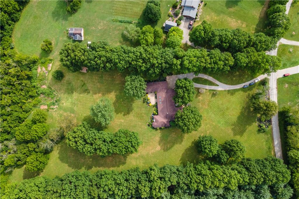 46 Cheslock Road Canonsburg, PA 15317 - Photo 24 of 24 an aerial view of residential house with outdoor space and trees all around