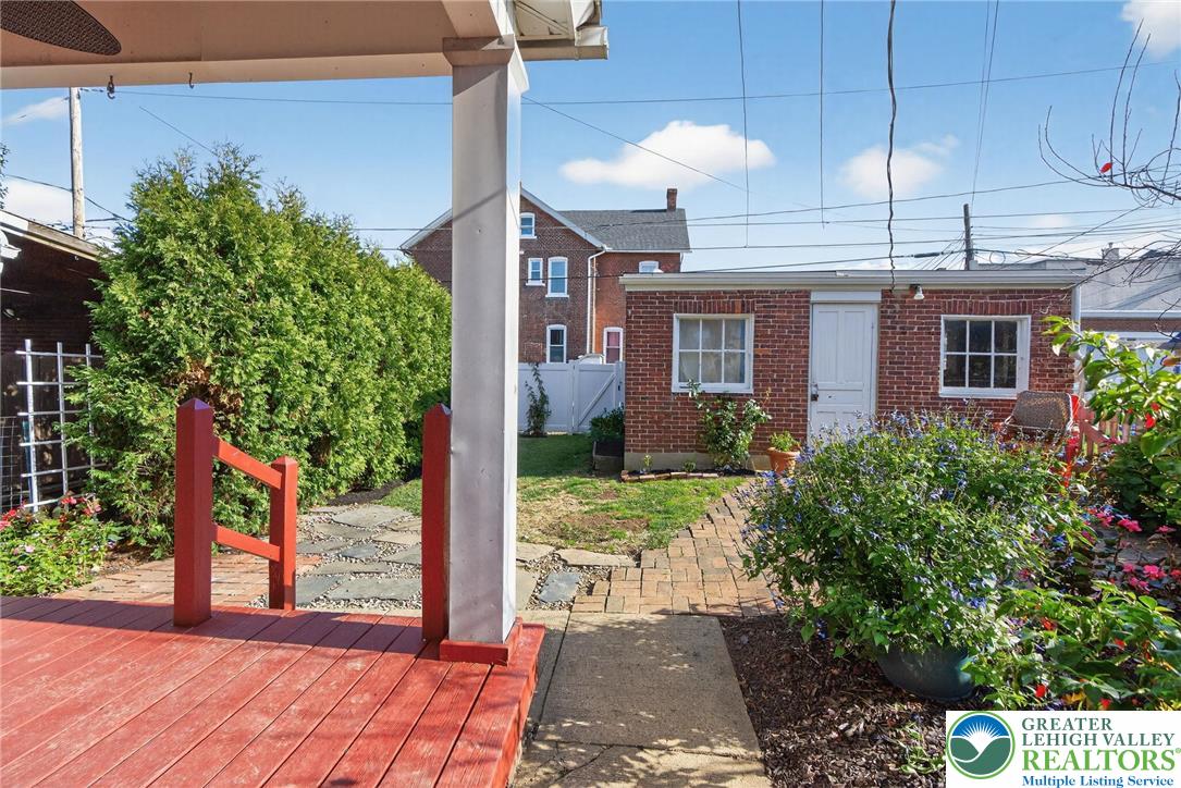 1036 Maple Street Bethlehem, PA 18018 - Photo 40 of 48 a front view of a house with garden