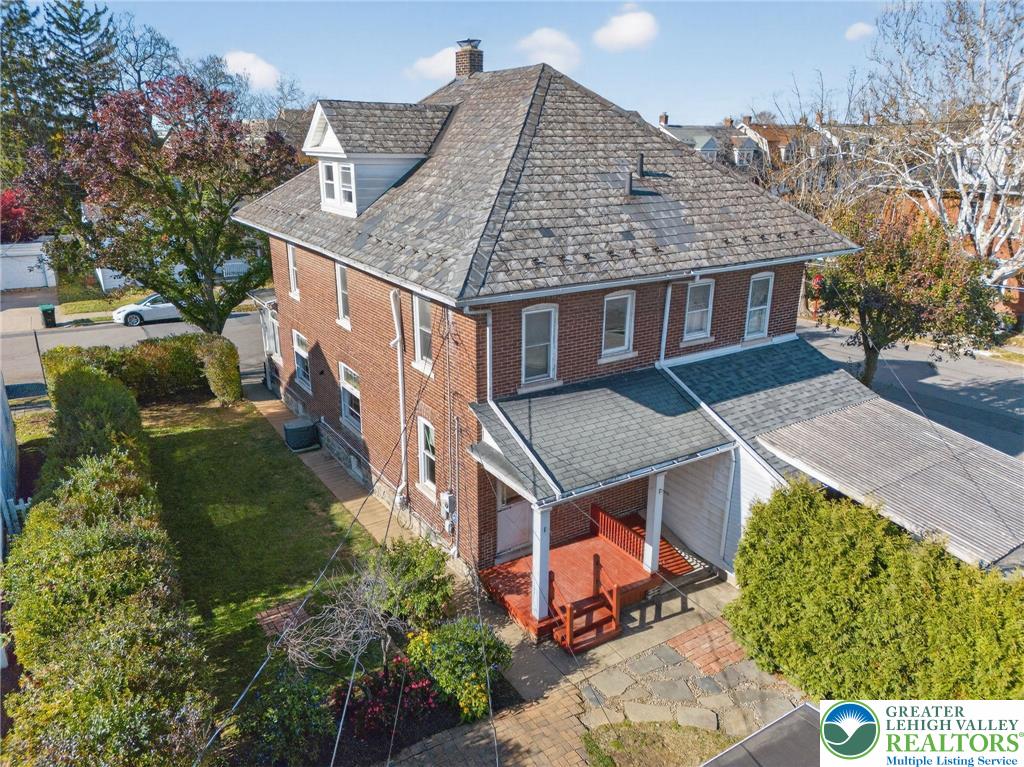 1036 Maple Street Bethlehem, PA 18018 - Photo 41 of 48 an aerial view of a house with a yard