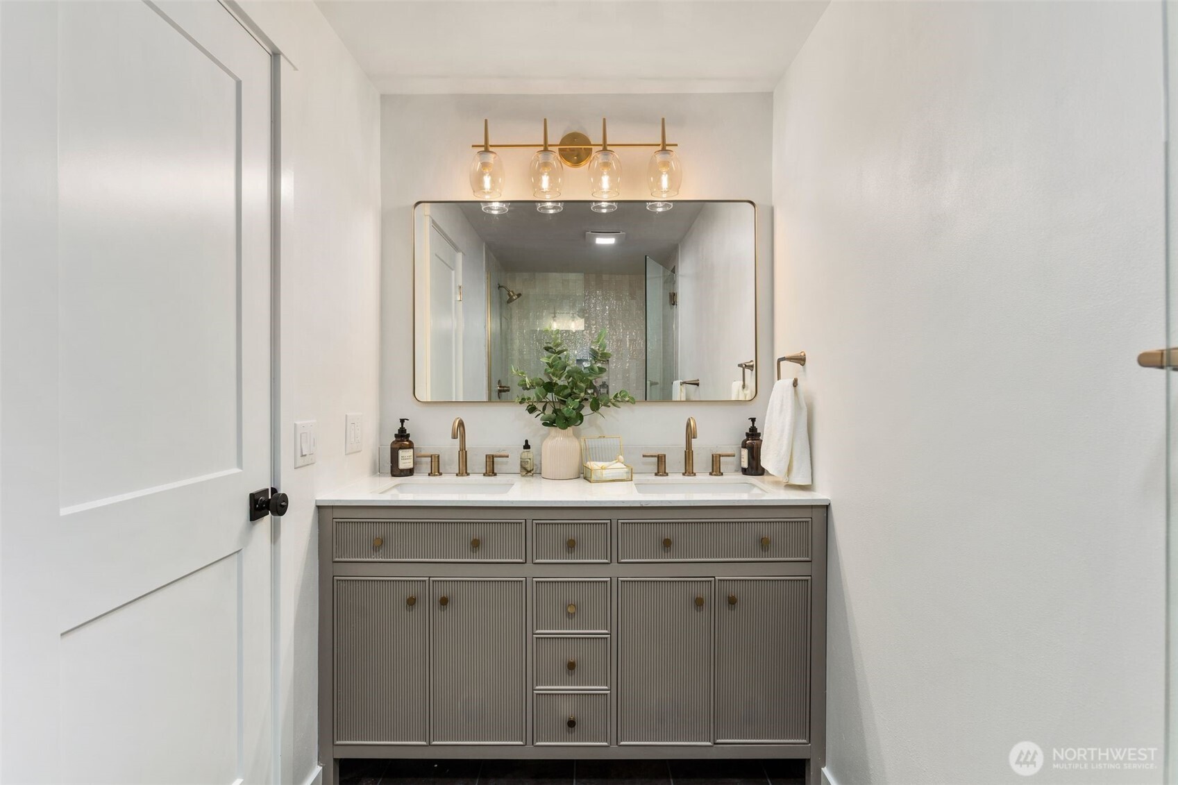 20201 45th Drive Southeast Bothell, WA 98012 - Photo 17 of 38 a bathroom with a sink and a mirror