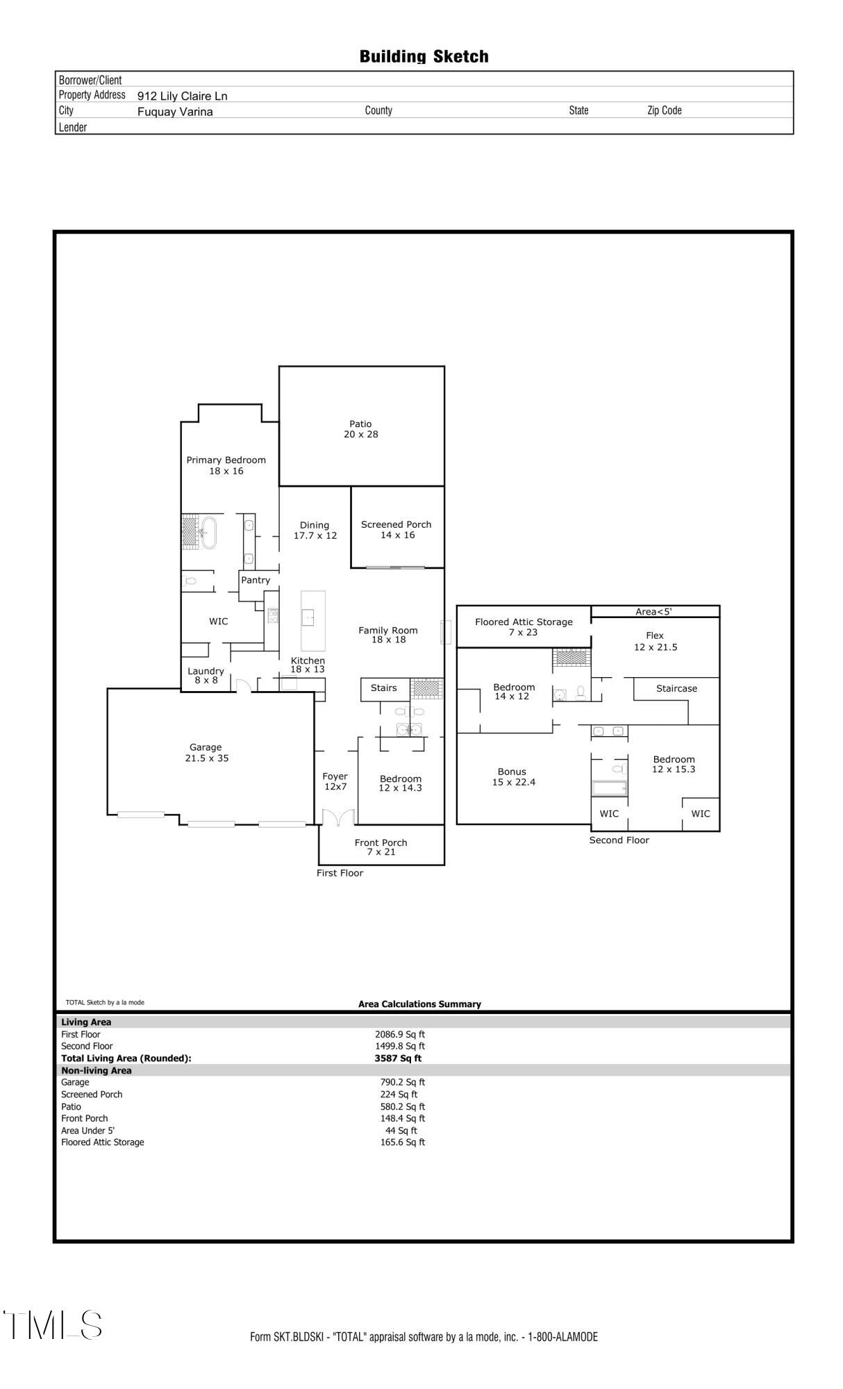 912 Lily Claire Lane Fuquay-Varina, NC 27526 - Photo 64 of 64 912 Lily Claire Ln Floor Plans-1