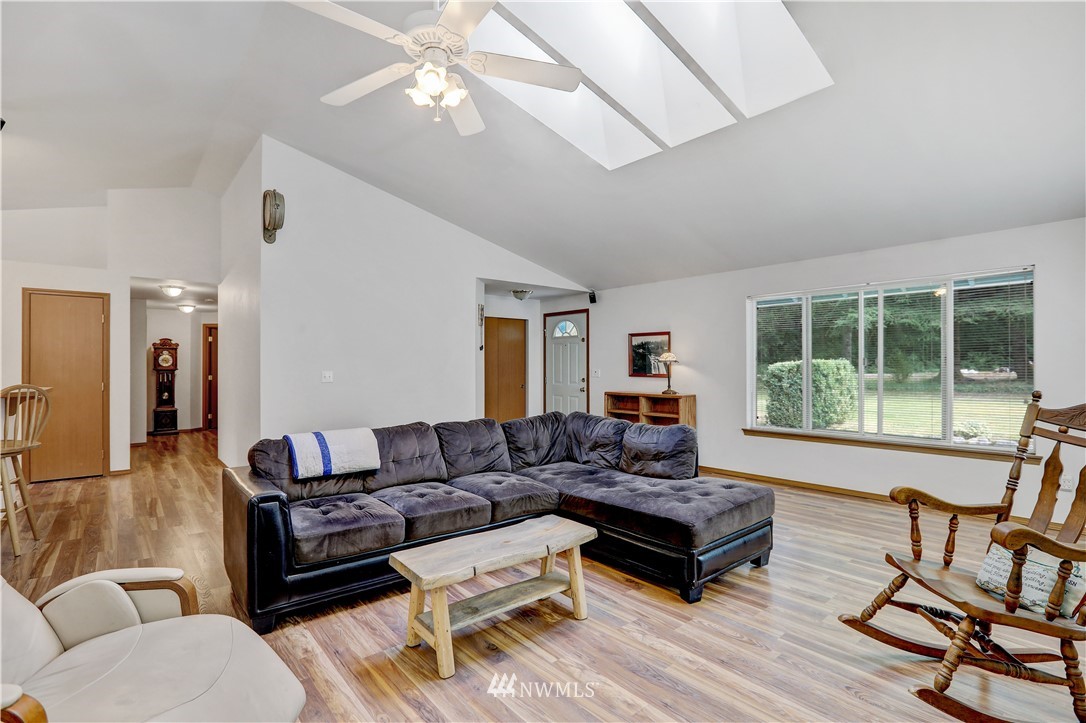 46040 Southeast Edgewick Road North Bend, WA 98045 - Photo 3 of 19 a living room with furniture and a large window