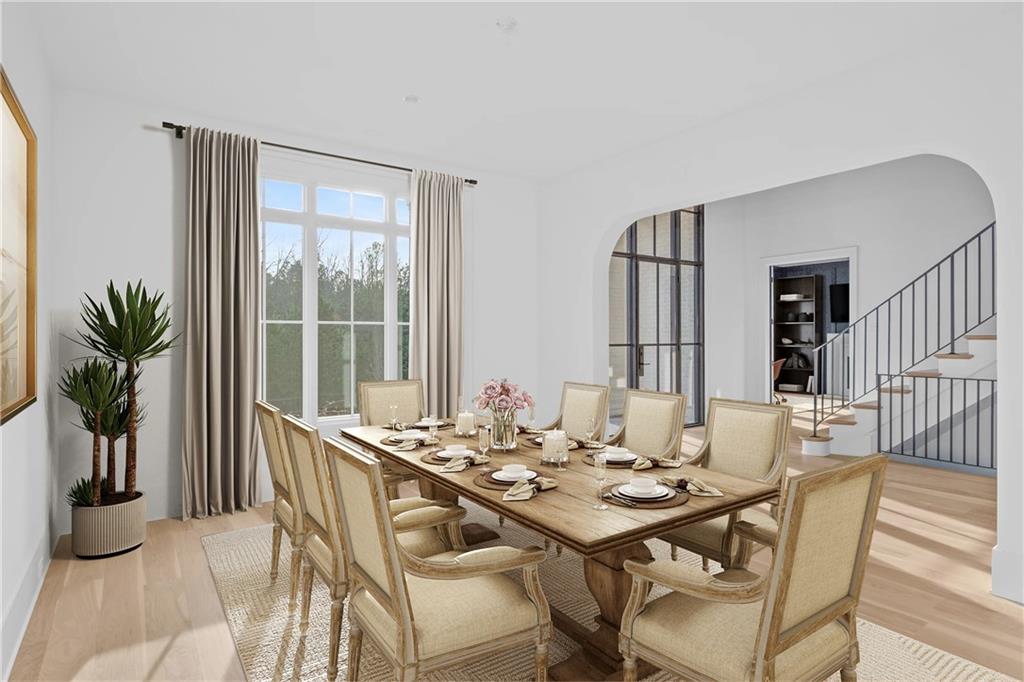 10210 Cedar Ridge Drive Milton, GA 30004 - Photo 6 of 24 a dining room with furniture and window