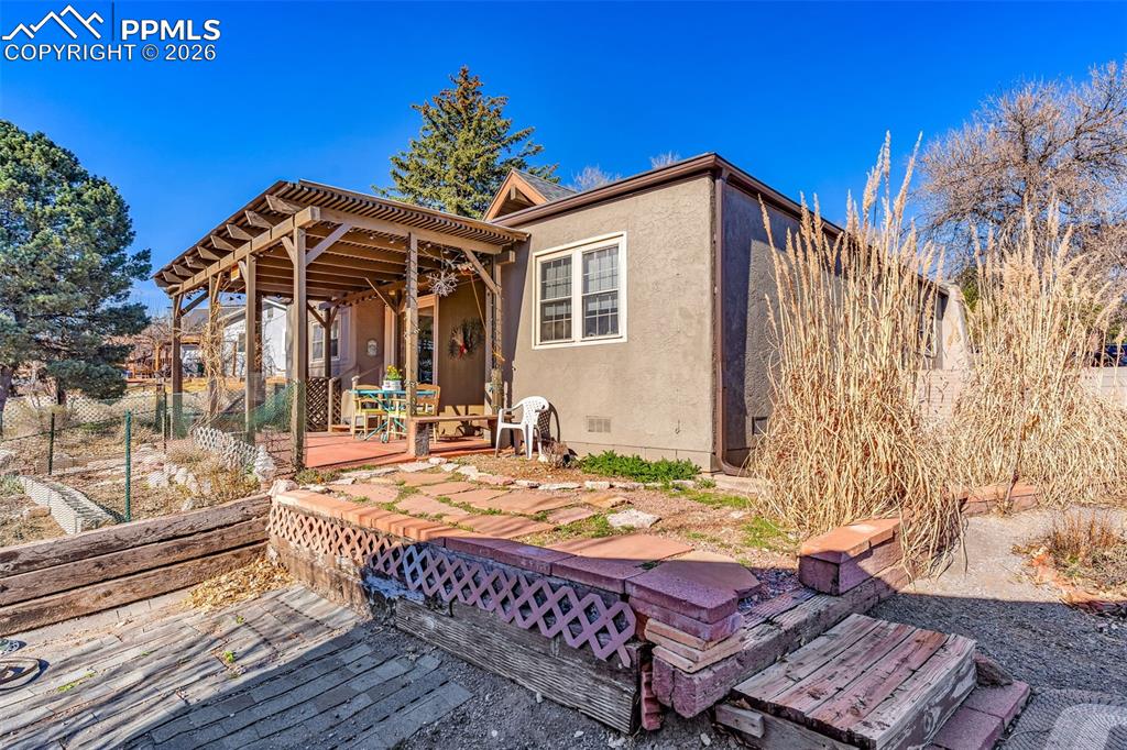 5796 County Rd CC108 Colorado City, CO 81019 - Photo 39 of 48 a view of a house with backyard and sitting area
