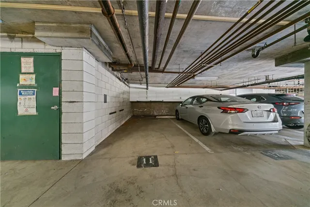 a view of parking garage