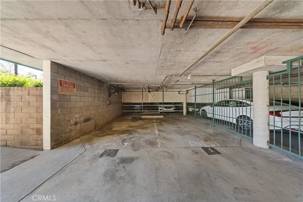 a view of parking garage