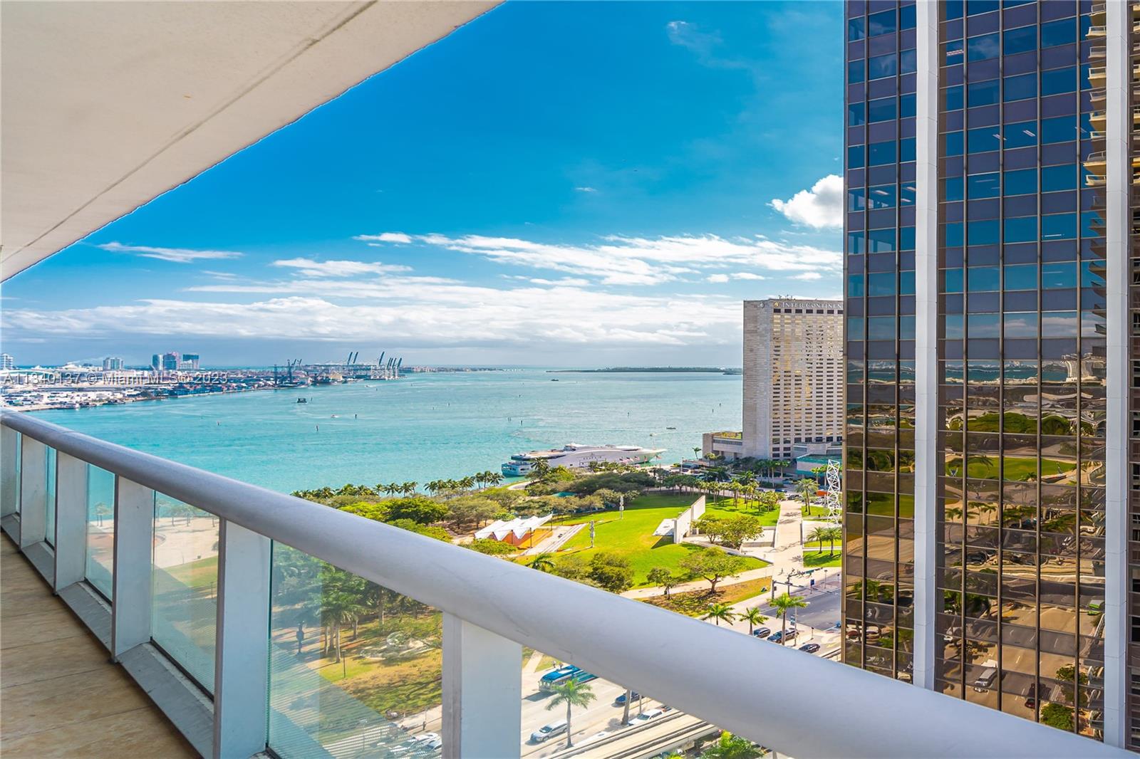 50 Biscayne Boulevard, Unit 2311 Miami, FL 33132 - Photo 1 of 22 a view of swimming pool from a balcony
