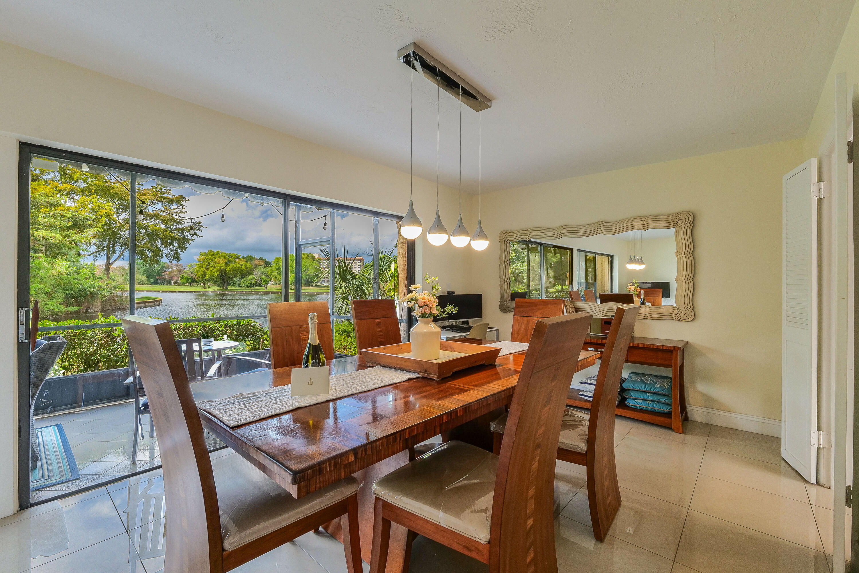 5523 Constant Spring Terrace, Unit 222 Lauderhill, FL 33319 - Photo 4 of 60 a view of a dining room with furniture window and outside view