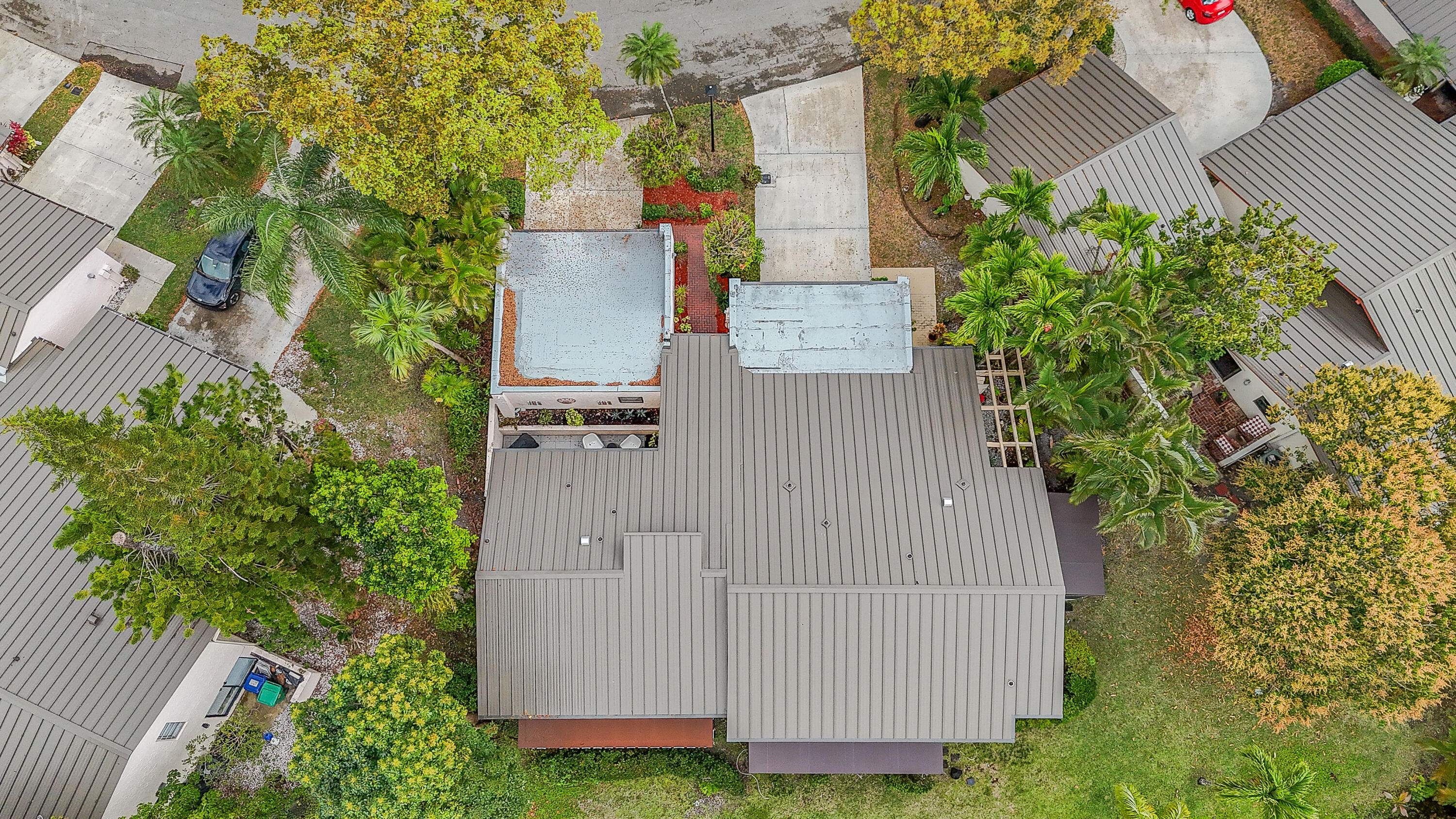 5523 Constant Spring Terrace, Unit 222 Lauderhill, FL 33319 - Photo 60 of 60 an aerial view of residential house with outdoor space and trees all around