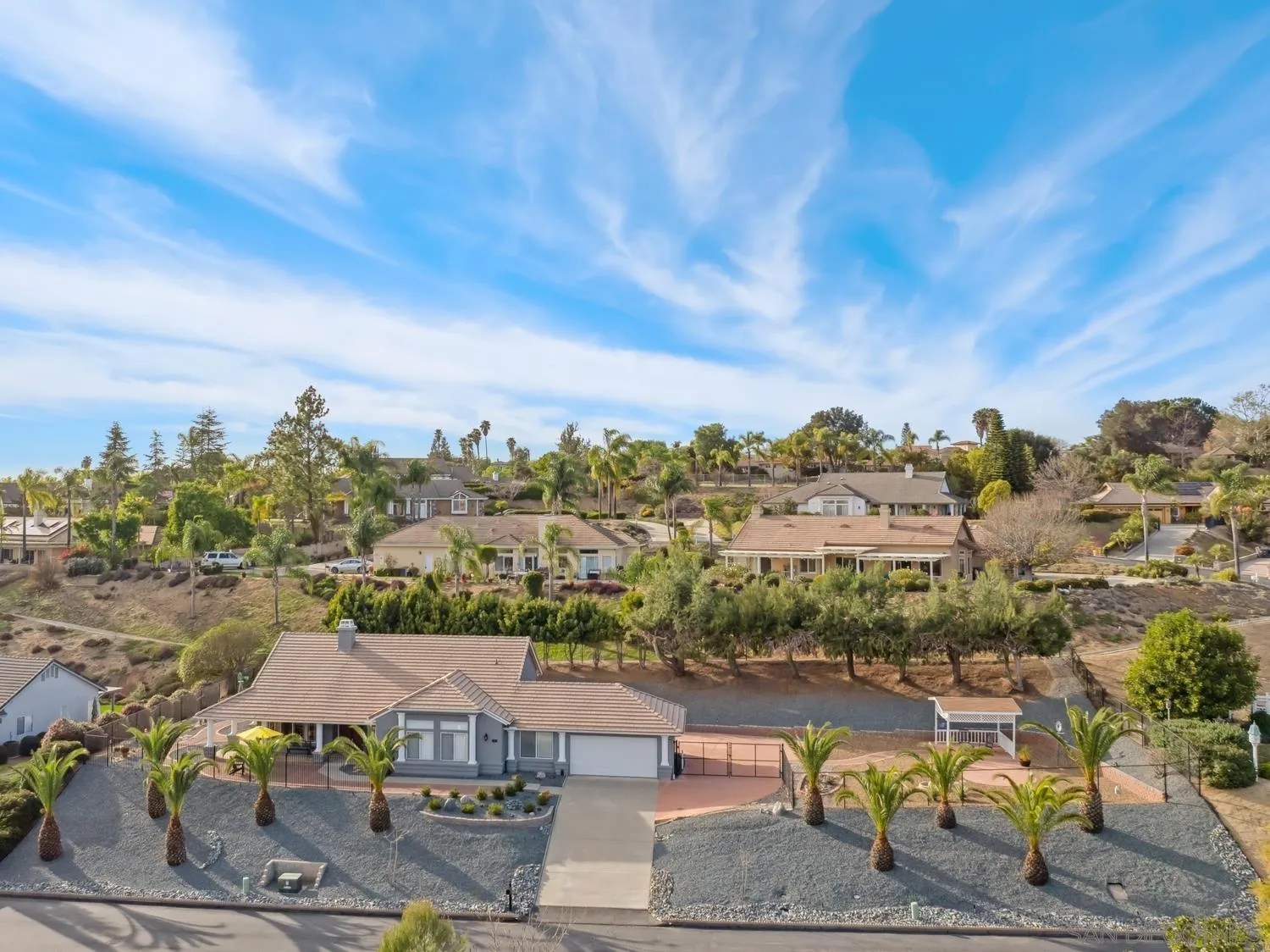 1783 Palomares Road Fallbrook, CA 92028 - Photo 34 of 40 a view of a city from a terrace