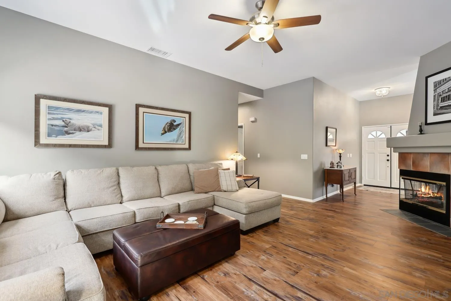 1783 Palomares Road Fallbrook, CA 92028 - Photo 4 of 40 a living room with furniture and a fireplace