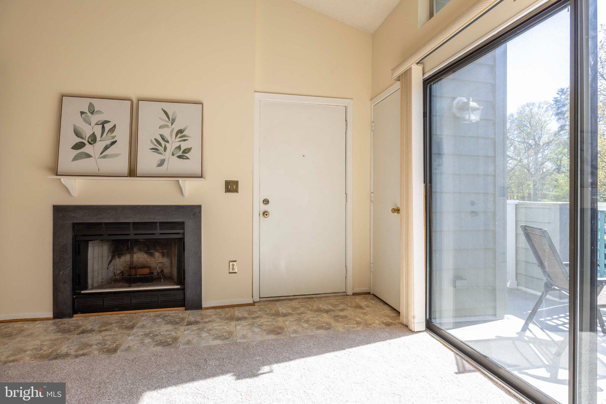 11703 Summerchase Circle, Unit B Reston, VA 20194 - Photo 4 of 22 Bright entryway with cozy fireplace.