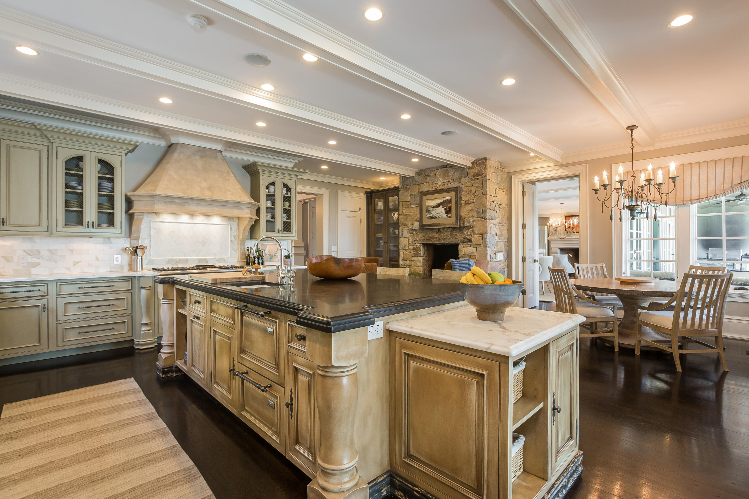 8 N Road Darien, CT 06820 - Photo 19 of 68 a kitchen with sink stove and cabinets