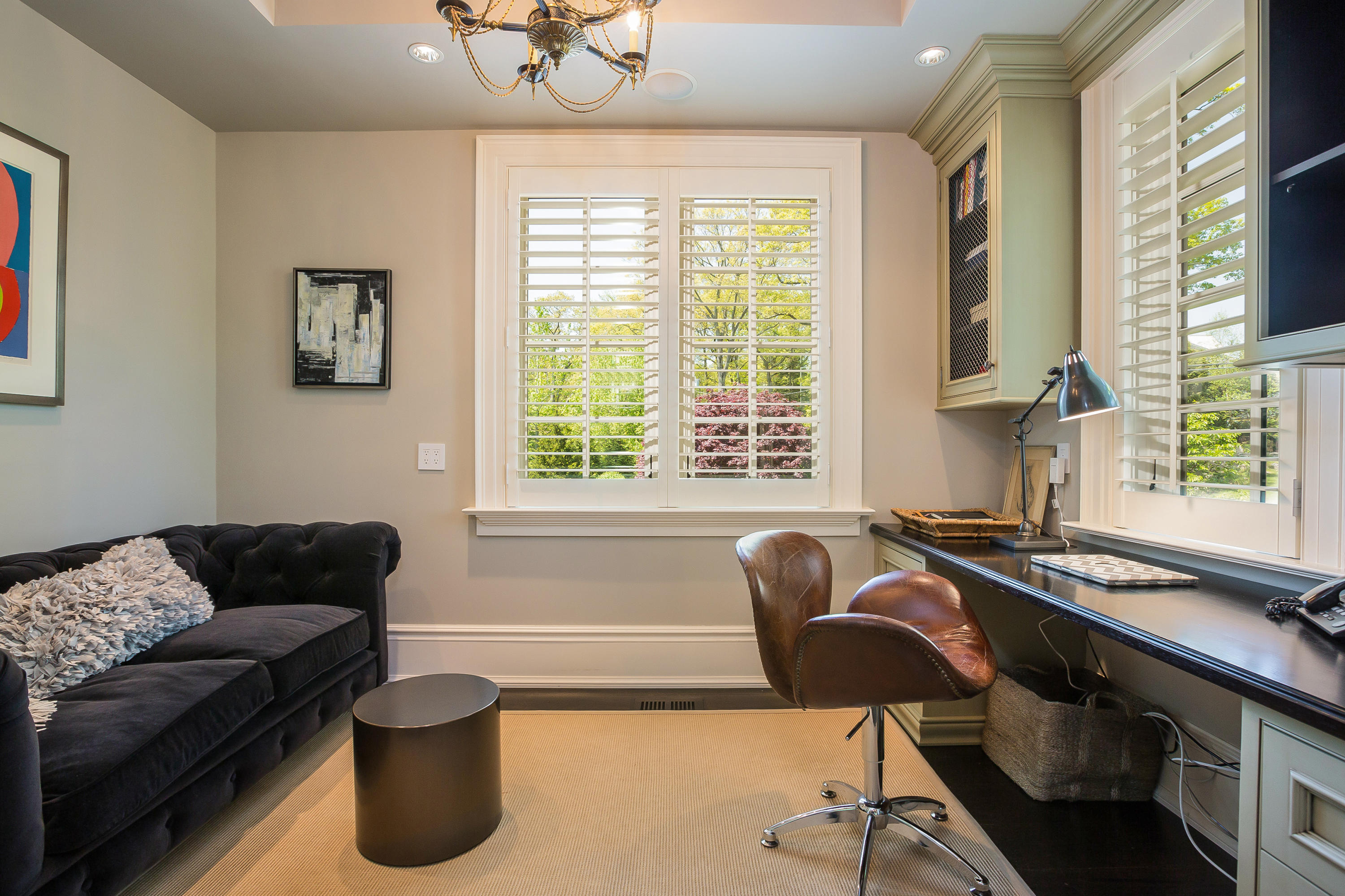 8 N Road Darien, CT 06820 - Photo 26 of 68 a view of a livingroom with workspace and a window