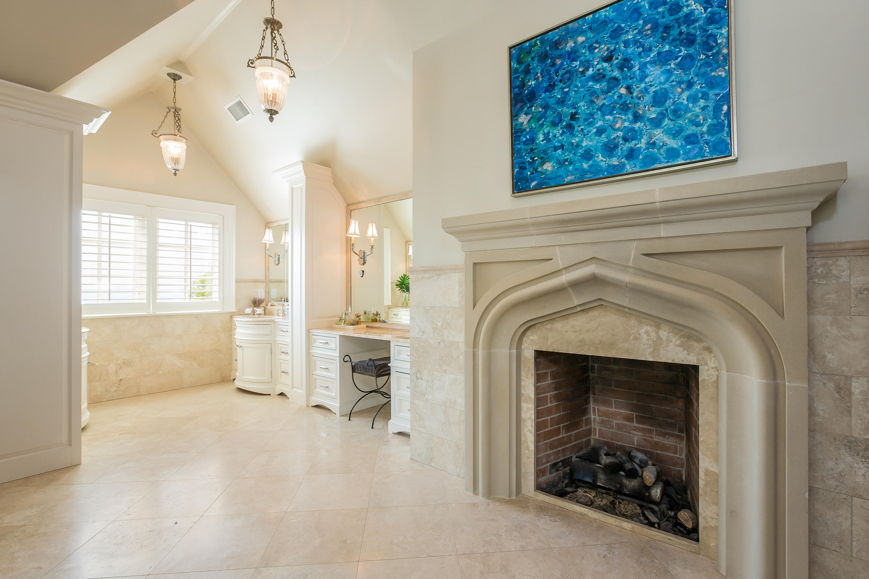 8 N Road Darien, CT 06820 - Photo 36 of 68 a view of a livingroom with a fireplace and window