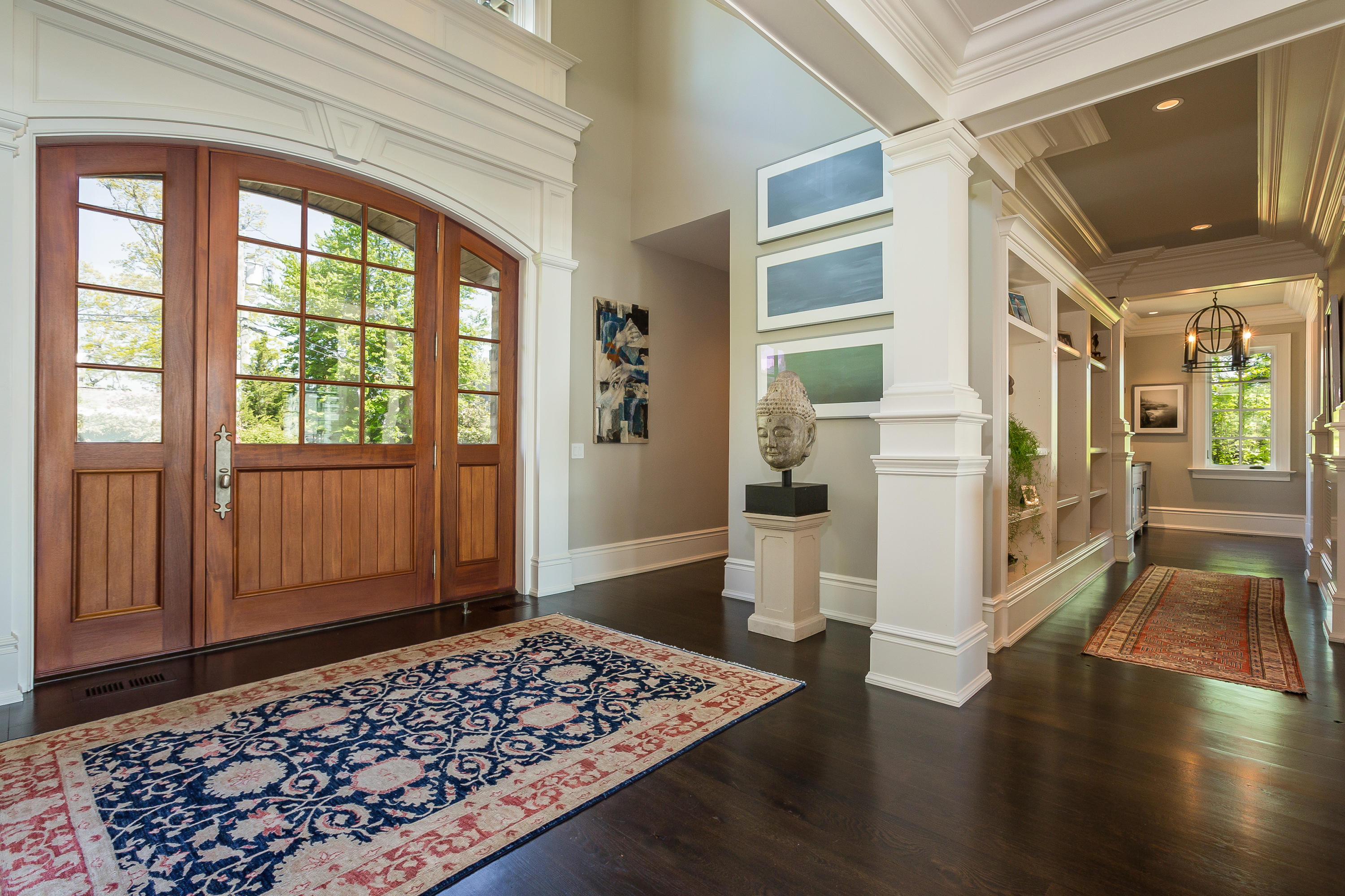 8 N Road Darien, CT 06820 - Photo 9 of 68 a view of an entryway with a rug