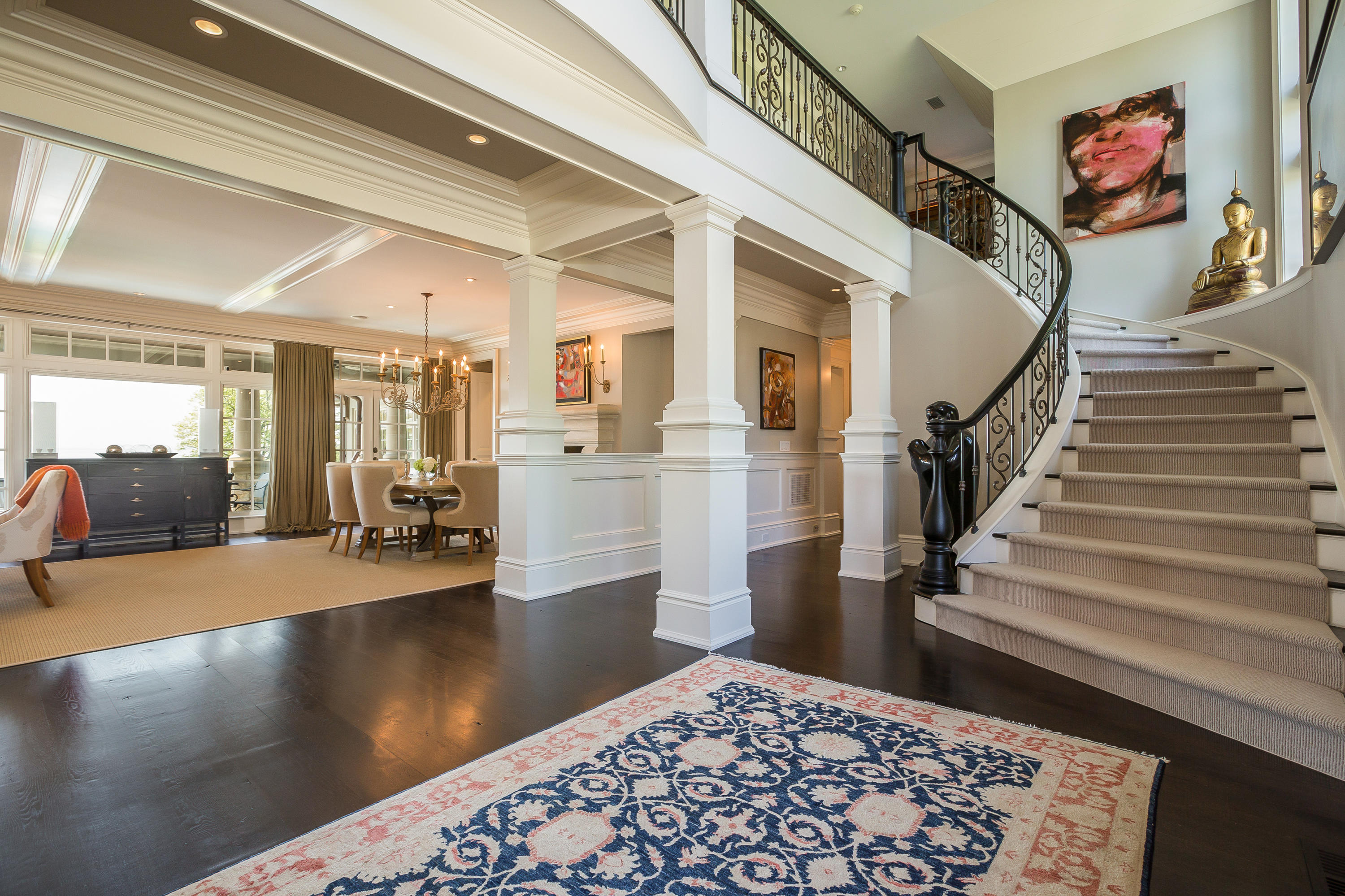 8 N Road Darien, CT 06820 - Photo 10 of 68 a view of entryway and hall