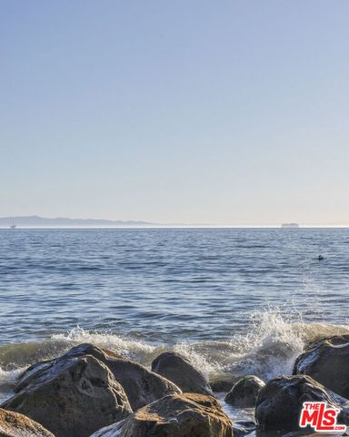 a view of an ocean and beach