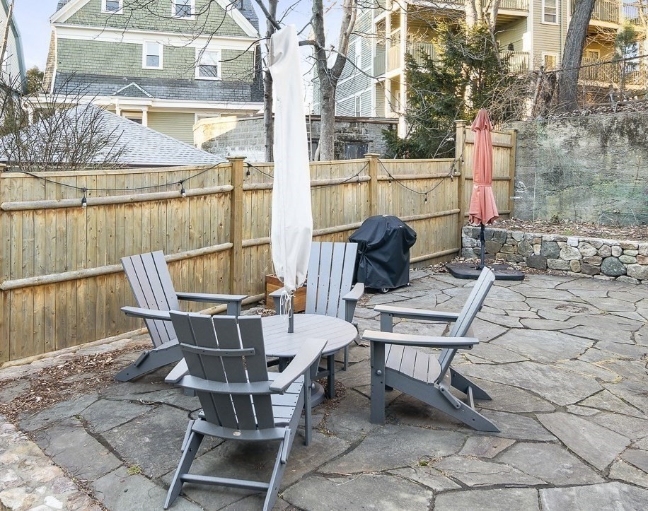 20 Hall Avenue, Unit 2 Somerville, MA 02144 - Photo 15 of 18 a view of a patio with a table and chairs