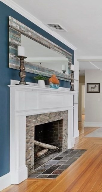 20 Hall Avenue, Unit 2 Somerville, MA 02144 - Photo 3 of 18 a living room with furniture and a fireplace