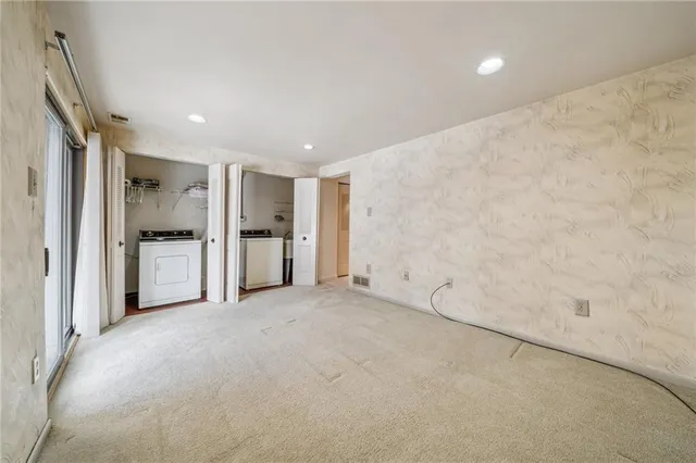 a backyard of a house