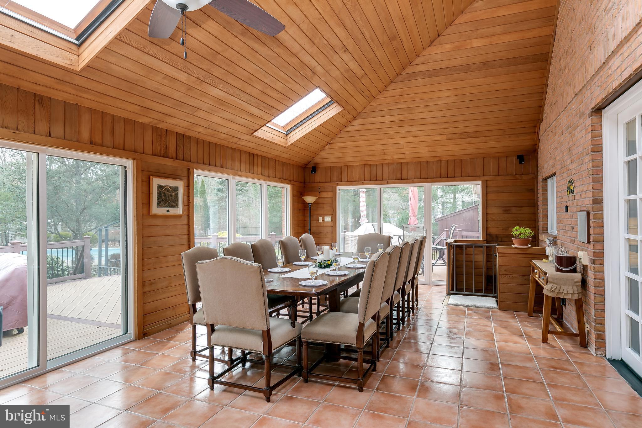 2 Teaberry Drive Medford, NJ 08055 - Photo 14 of 43 a dining room with furniture water view and a floor to ceiling window